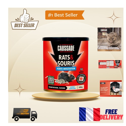 Raticide caussade pâte - raticide,