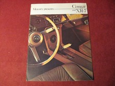 1967 Mercury Cougar XR7 Sales Brochure Booklet Catalog Old Original