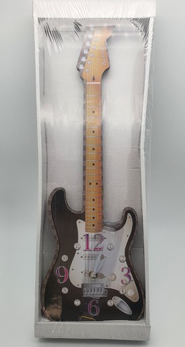 Horloge guitare noire cm - 50,