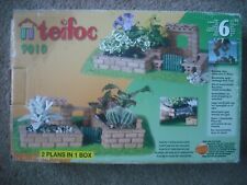 Teifoc 9010 Small Garden Brick Construction Set  2 Plans in 1 Box