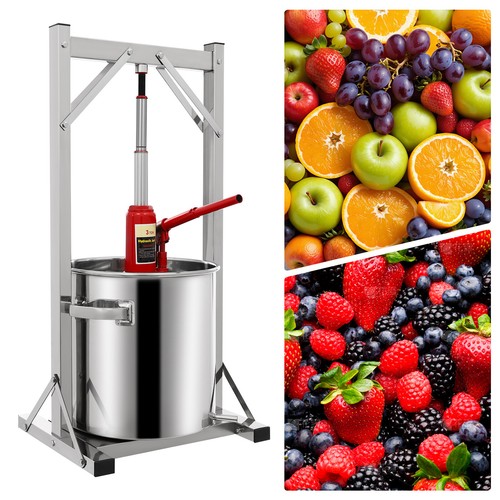 8gal fruit wine - fruit, press