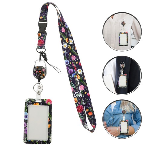 Porte badges avec lanière - badges,