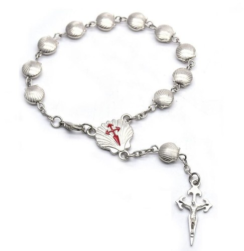Bracelet coquille croix saint - coquille,