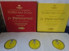 TULIPS VERDI - IL TROVATORE 3LP BOX, La Scala, Serafin, DG SLPM 138 835/37