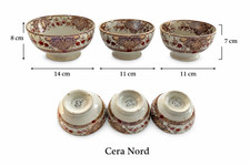 Lot de 3 bols anciens