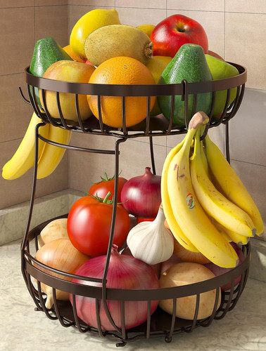 Tier fruit basket for - tier,