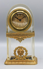 ANCIENNE PENDULE EN CRISTAL ET