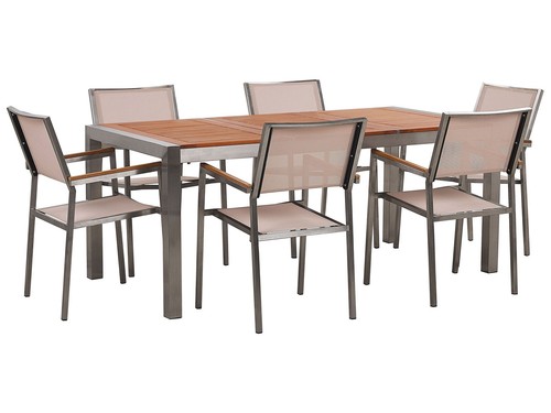 Table jardin 6 chaises - et,