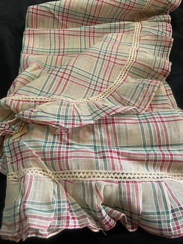 Rideau ancien voile coton x - voile,