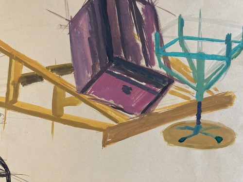 Belle peinture architecture - peinture,