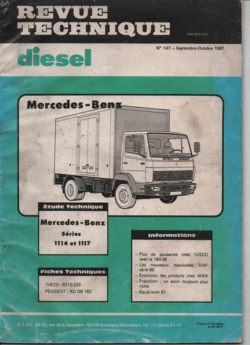 Revue technique diesel camion - technique,