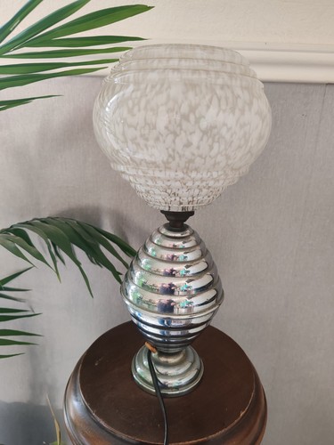 Lampe poser vintage globe - lampe, à