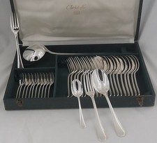 Christofle América, Housewife Set of 37 Silver Metal, Excellent Condition.