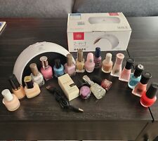 Portable LED UV Nail Lamp Starter Kit with 20 Nail Polish Mini Home Nail Salon