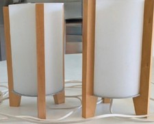 Rare Paire Lampes Porfylit