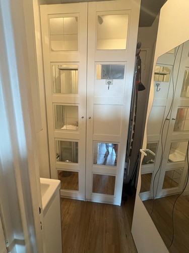 Armoire blanche caissons - blanche;,