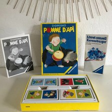 17 ⚜️ Domino Board Game Bee Apple 28 Card Domino Ravensburger Complete