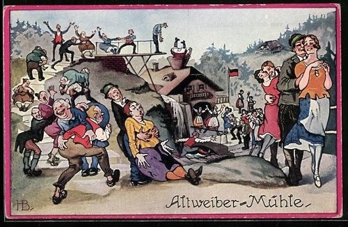 Carte postale artiste hans - carte,