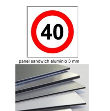 Limite De Vitesse 40 Panneau Sandwich En Aluminium 3Mm
