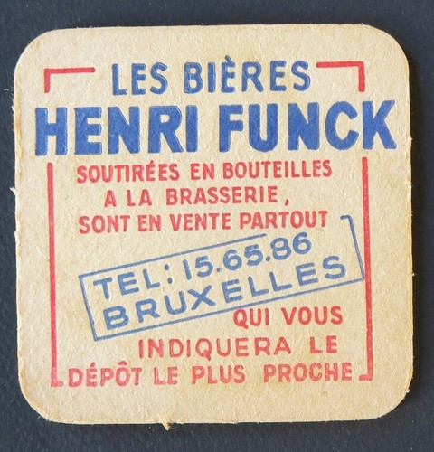 Sous bock bieres henri - sous-bock,