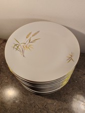 12 J. Kronester Porcelain Flat Plates. Bavaria Germany
