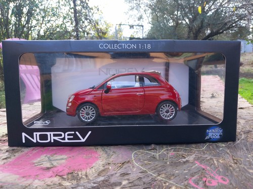 Norev fiat 500c cabriolet - norev, 1/18