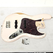 Fender Road Worn Flea Jazz Bass Guitar LOADED BODY Nitrocellulose Shell Pink
