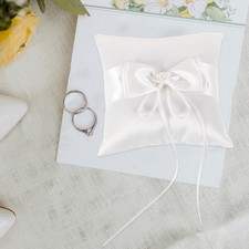  Oreiller D'anneau De Mariage Coussin Alliance Favors Fête Accessoires