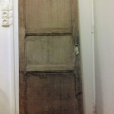 Portes anciennes Coulissantes   années 30. Chêne X2