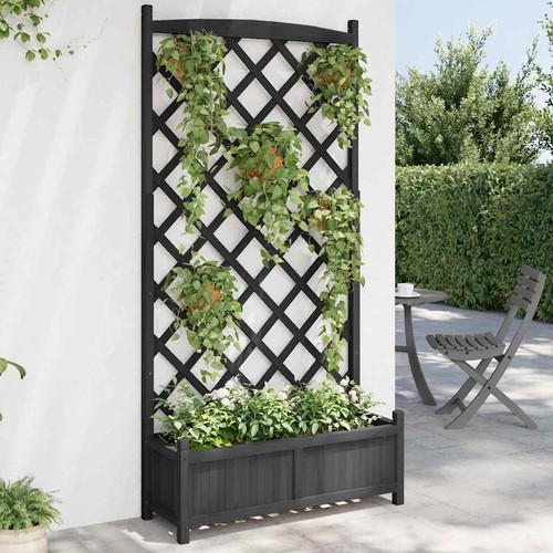 Jardinière avec treillis bac - jardinière,