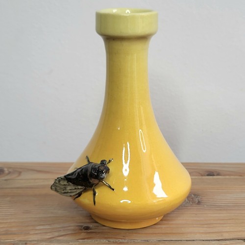 Vase soliflore jaune avec - soliflore,