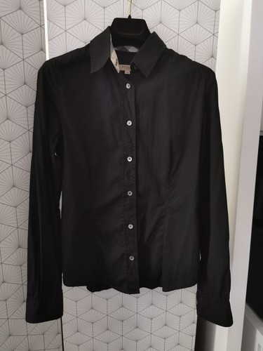 Chemise coton noire - chemise, en