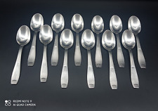 12 petites Cuilléres CHRISTOFLE ALFENIDE Métal Argenté Mod CIRCA SAIGON,Lanel .