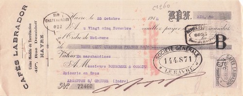 Havre cafe labrador 1912 - havre,