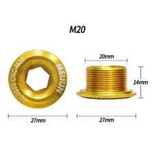 Bouchon à vis de pédalier