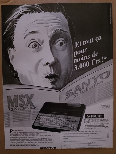Console jeux video - sanyo, phc