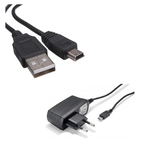 Chargeur secteur câble - +, usb