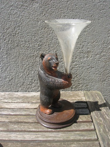 Ancien vase ours foret - de,