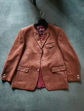 Veste Bavaroise En Daim Marron
