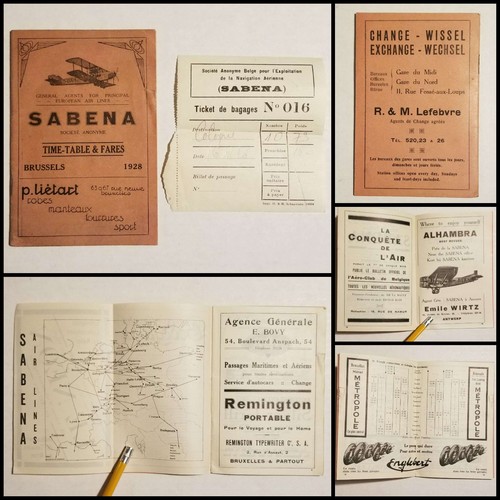 Pioneer airline 1928 sabena - pioneer,