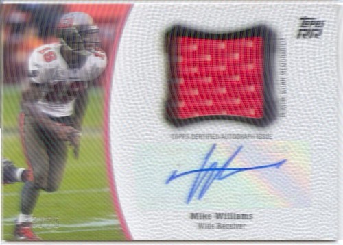 Mike williams auto autograph - mike,
