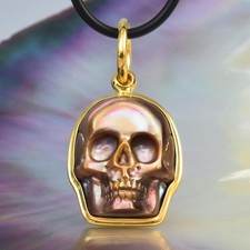 Pendentif Crâne En Nacre