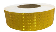 Bande Adhésive Jaune Réfléchissant Réflecteur Camion Remorque, 1 Mètre