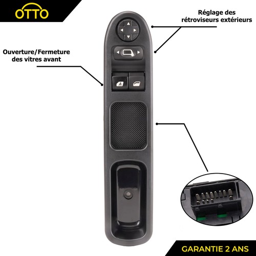 Commande bouton leve vitre - leve,
