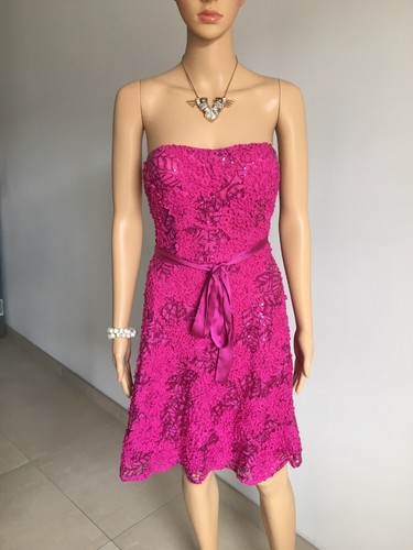 Robe bustier fuschia - , neuve