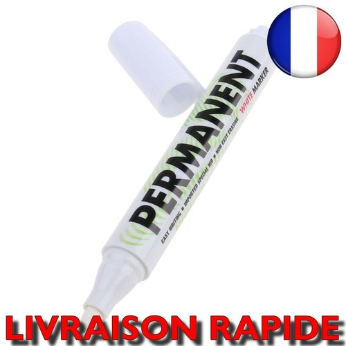 Stylo permanent marqueur blanc - stylo,