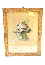 Bouquet de fleurs. Gouache ou