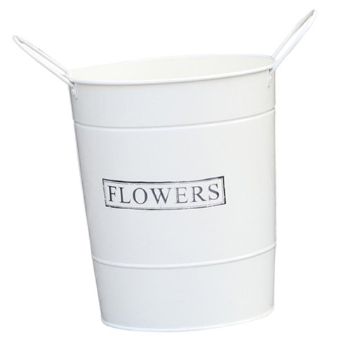Seau fleurs fer forgé - à,