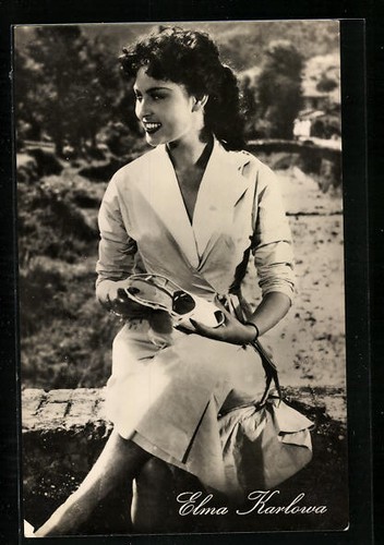Carte postale actrice - postale, l'actrice