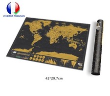Carte À Gratter Du Monde